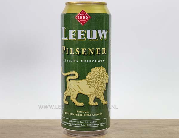 blikje leeuw bier halve liter pils